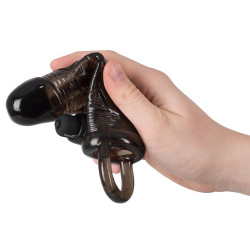 Nakładka na penisa przedłuża 2cm wibracje 10trybów