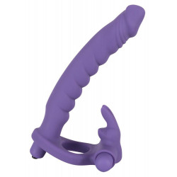Sztuczny penis dildo podwójna penetracja masażer