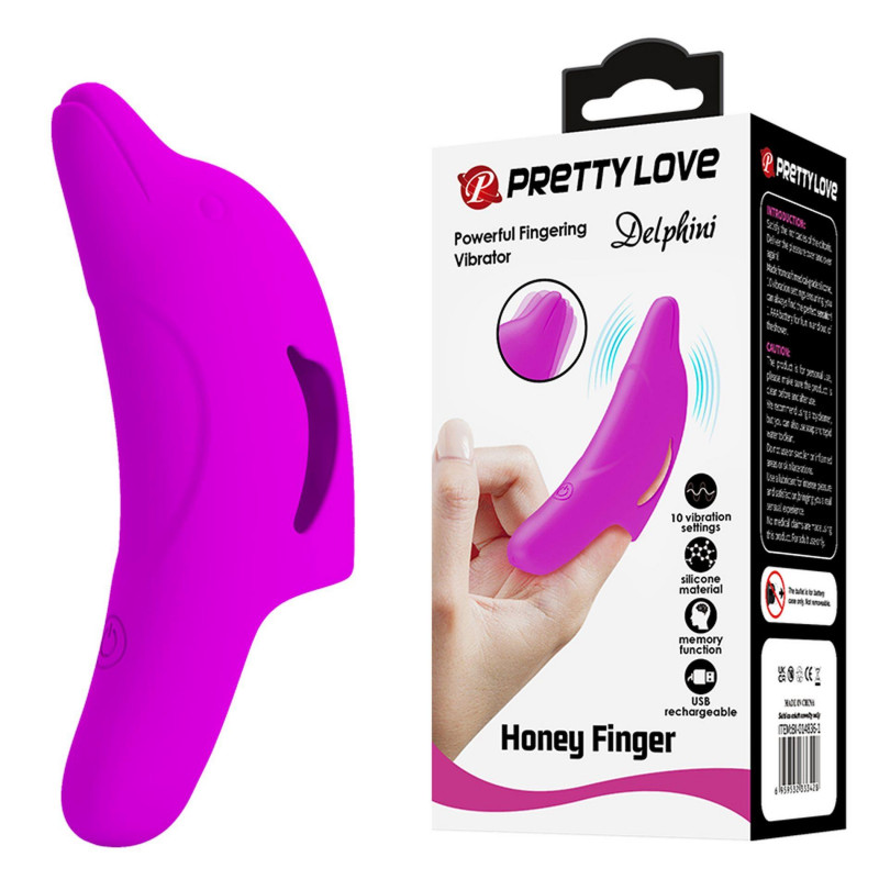PRETTY LOVE - Delphini, Honey Finger, 10 vibration functions PRETTY LOVE - Delphini, Honey Finger, 10 vibration functions