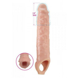 Duża długa nakładka na penisa sex przedłużka 28cm