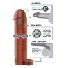 FXTP 2" Ext w Ball Strap Brown