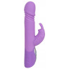 Wibrator króliczek pchanie posuw sex 10tryb 25cm