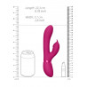 Wibrator króliczek masażer pulsacje 22cm 10trybów