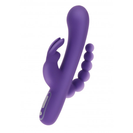 Triple Pleasure Vibrator Purple