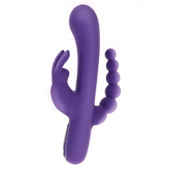 Triple Pleasure Vibrator Purple