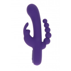 Triple Pleasure Vibrator Purple