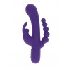 Triple Pleasure Vibrator Purple