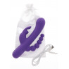 Triple Pleasure Vibrator Purple