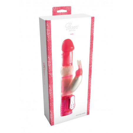 Wibrator z masującymi perełkami i masażerem 24cm