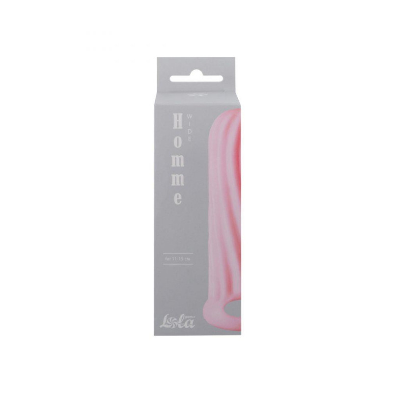 Penis sleeve Homme Wide Pink for 11-15cm