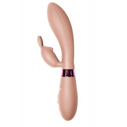 Wibrator z masażerem łechtaczki sex 10trybów 20cm
