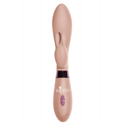 Wibrator z masażerem łechtaczki sex 10trybów 20cm