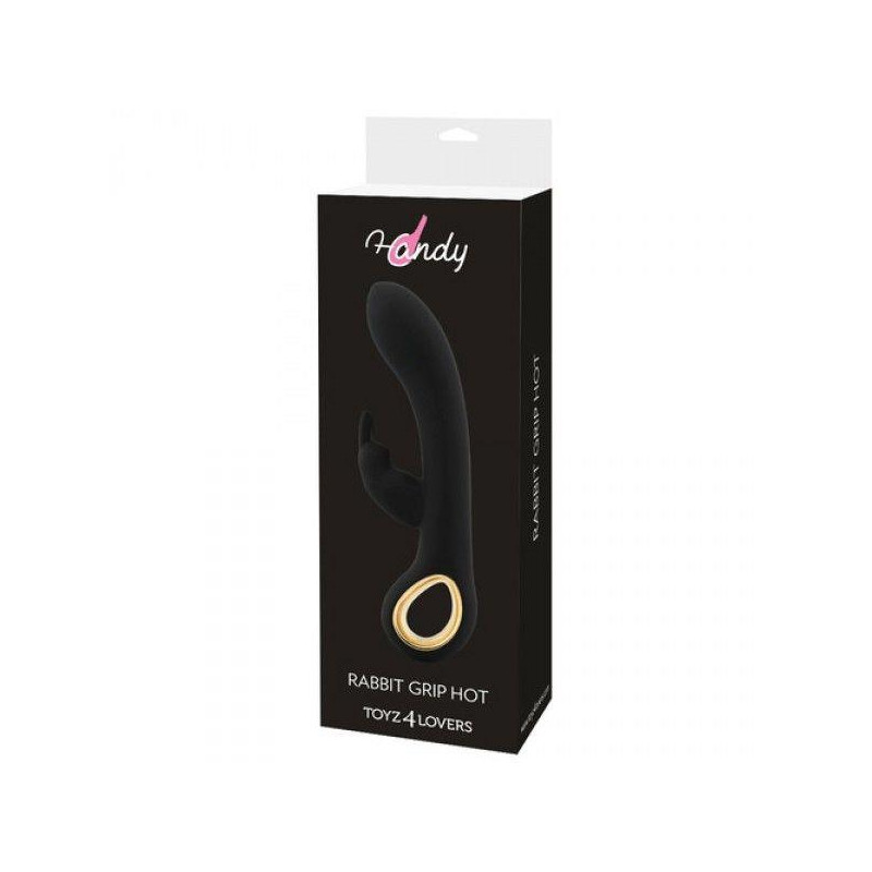 Wibrator królik z sex masażerem usb 10trybów 19cm Wibrator królik z sex masażerem usb 10trybów 19cm