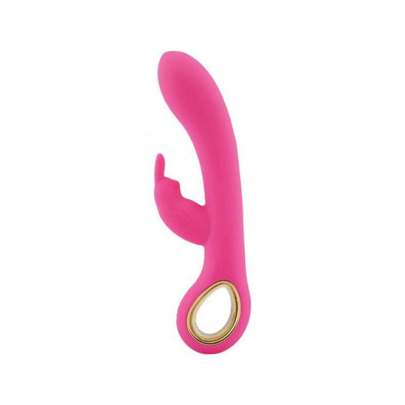 Wibrator królik z masażerem łechtaczki 10tryb 19cm Wibrator królik z masażerem łechtaczki 10tryb 19cm