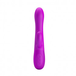 Gruby wibrator pompowany z masażerem 7trybów 24cm