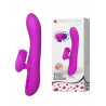 Wibrator króliczek z masażerem 20cm usb 7 trybów