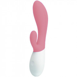 Wibrator z masażerem łechtaczki 2 silniki 19cm usb