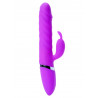 Wibrator królik rotacja posuw grzanie 18tryb 24cm