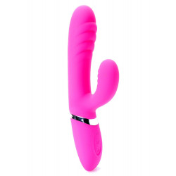 Wibator ze stymulatorem łechtaczki i punktu g 22cm