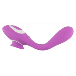 Podwójny masażer łechtaczki wibrator 10trybów 22cm