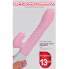 Wibrator króliczek masażer posuw podgrzewany 22cm