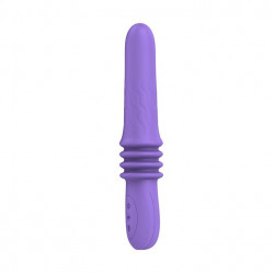 Wibrator posuwisty pchający sex 25cm 12 trybów usb