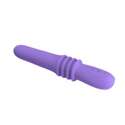 Wibrator posuwisty pchający sex 25cm 12 trybów usb