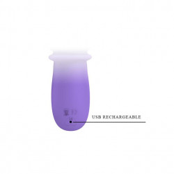 Wibrator posuwisty pchający sex 25cm 12 trybów usb