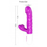 Wibrator króliczek posuw podgrzewanie 7trybów 23cm