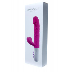 Wibrator króliczek posuw podgrzewanie 7trybów 23cm