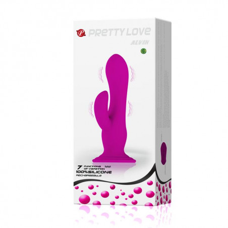 Wibrator króliczek masażer przyssawka 7 tryb 17cm