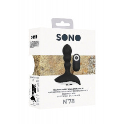 No. 78 - Rechargeable Anal Stimulator - Black
