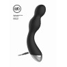 Remote Controlled E-Stim & Vibrating G/P-Spot Vibrator - Black