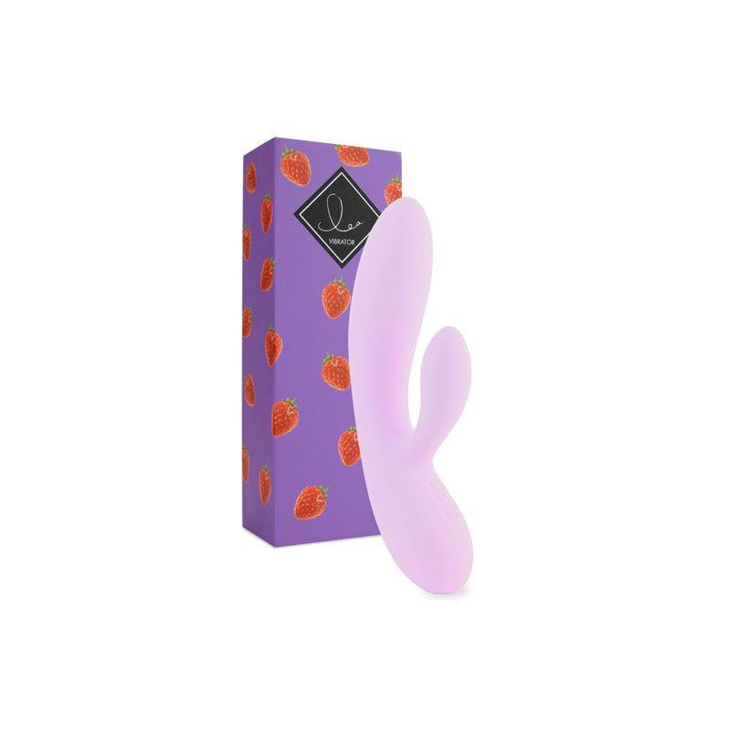 FeelzToys - Lea Rabbit Vibrator Strawberry