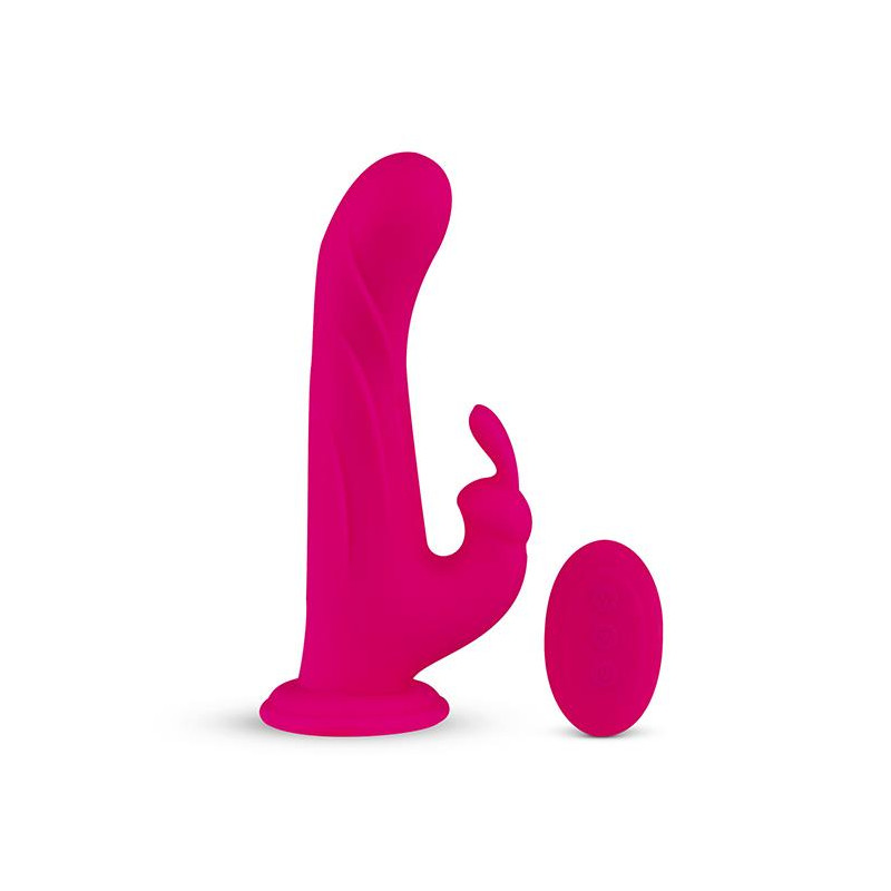 FeelzToys - Whirl-Pulse Rotating Rabbit Vibrator & Remote Control Pink
