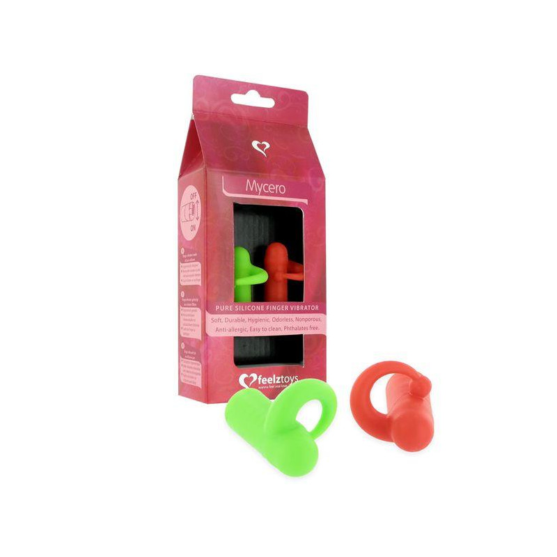 FeelzToys - Mycero Finger Fun Groen Rood
