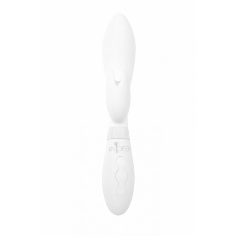 Wibrator-Rechargeable Vibrator Indeep Malena White
