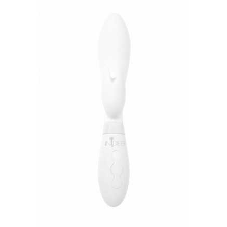 Wibrator-Rechargeable Vibrator Indeep Malena White