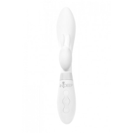 Wibrator-Rechargeable Vibrator Indeep Theona White