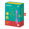 Wibrator podwójny Satisfyer Elastic Joy 10 trybów 23cm fioletowy