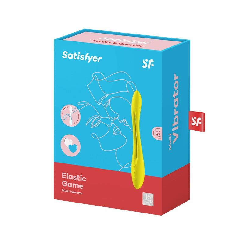 Wibrator dla par podwójny satisfyer elastic game