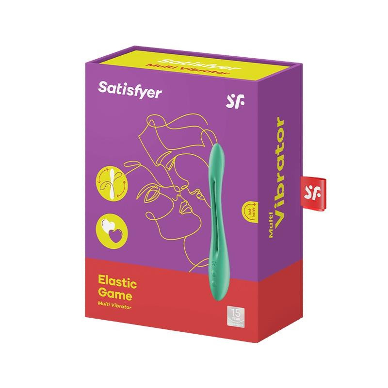 Wibrator dla par podwójny satisfyer elastic game
