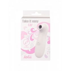 Stymulator-Take It Easy Fay White Rechargeable Vacuum Wave