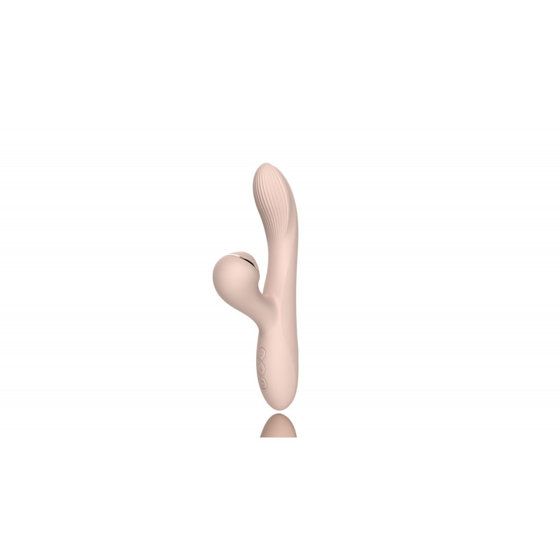 Dual Vibrator with Sucking Function Pink