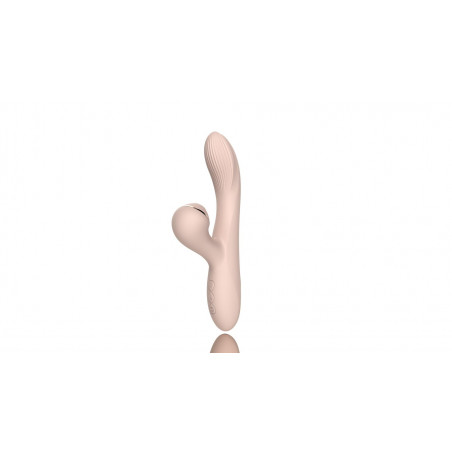 Dual Vibrator with Sucking Function Pink