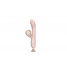 Dual Vibrator with Sucking Function Pink