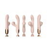 Dual Vibrator with Sucking Function Pink