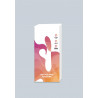 Dual Vibrator with Sucking Function Pink