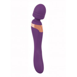 Wibrator i masażer łechtaczki 2 końce 21cm 8trybów