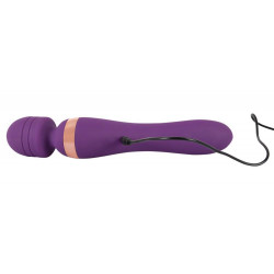Wibrator i masażer łechtaczki 2 końce 21cm 8trybów